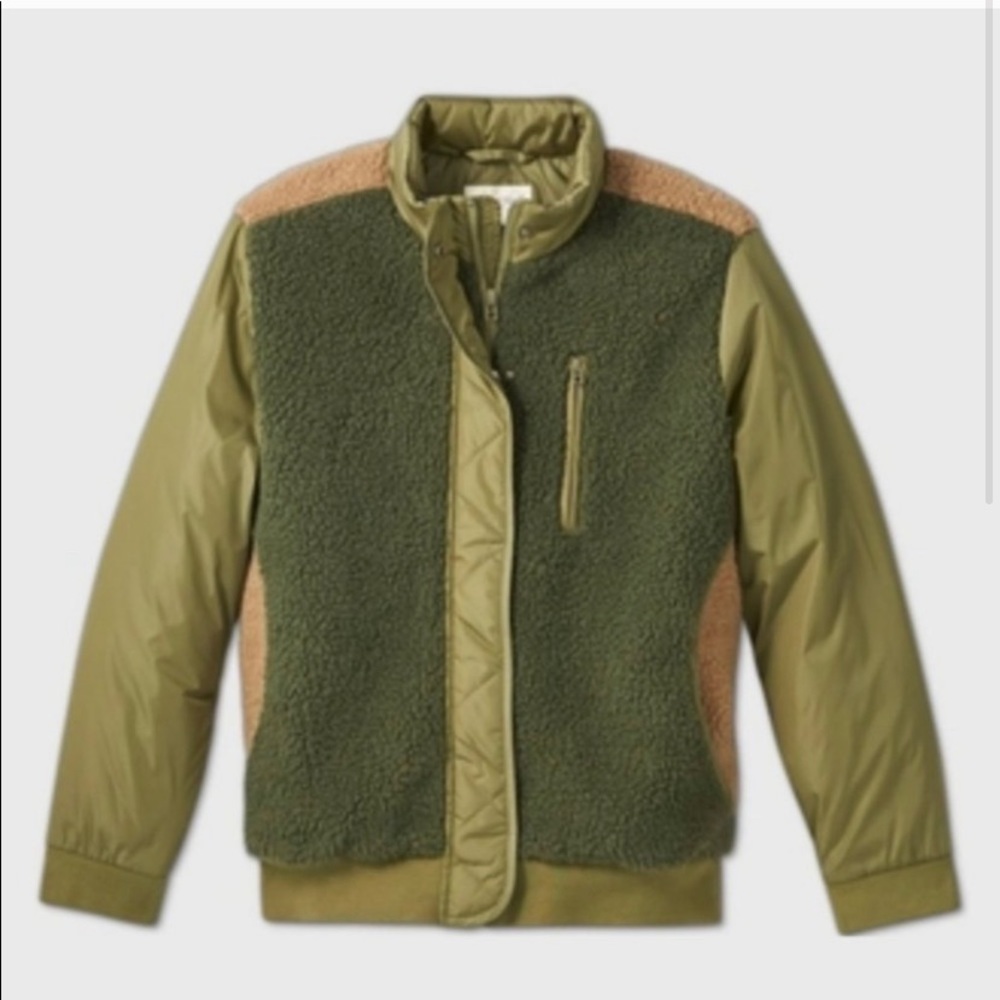 Sherpa Bomber/ Utility Jacket - M